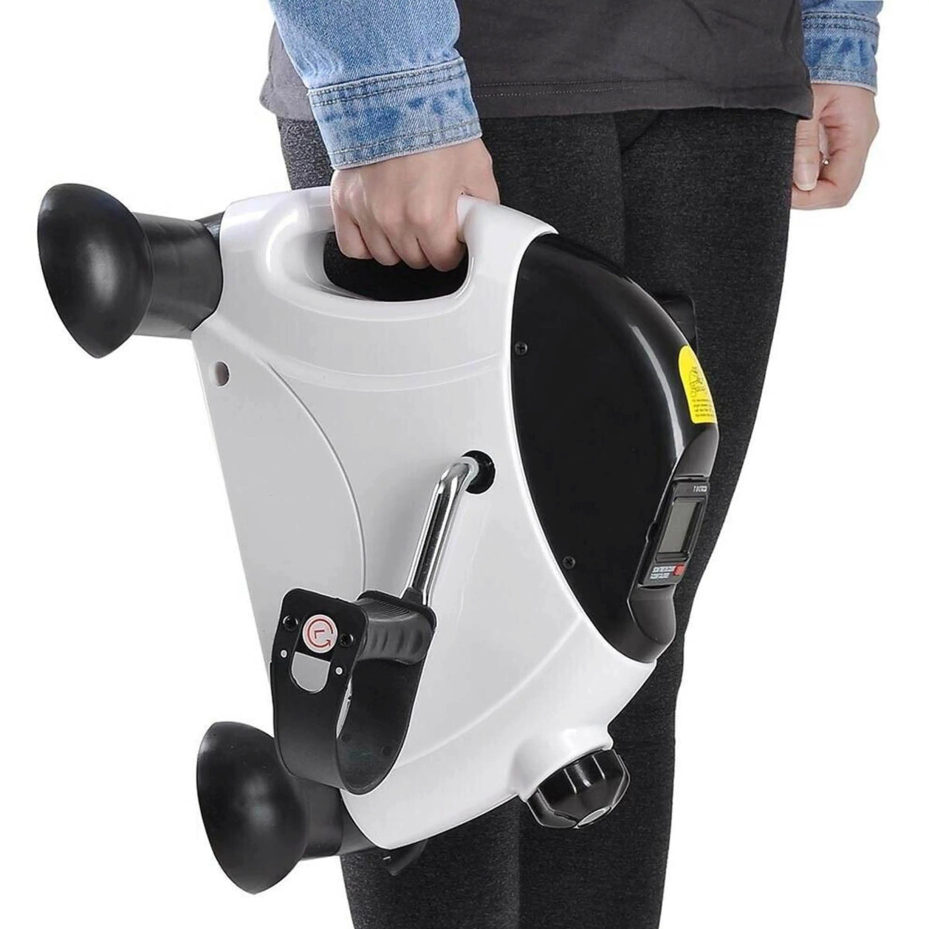 Sport-Knight® Mini-Heimtrainer Mini Heimtrainer, mit LCD-Anzeige, Widerstand verstellbar (Mini Heimtrainer, 1x AAA-Batterie), Kompakt und vielseitig einsetzbar