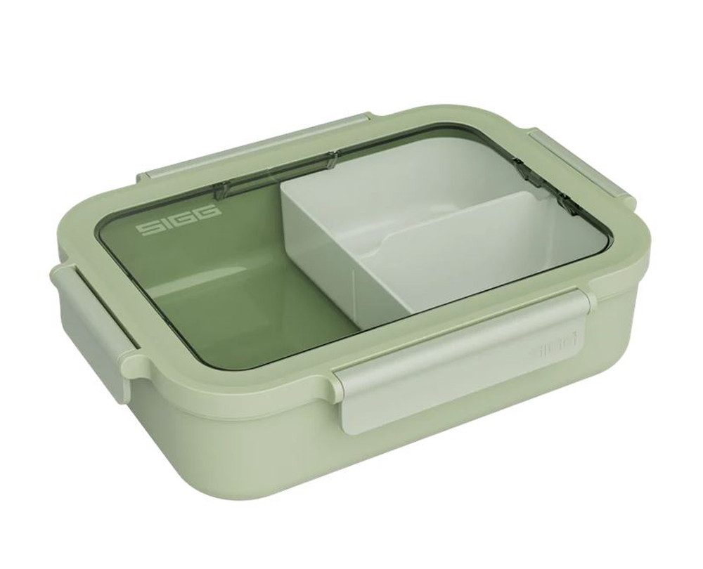 Sigg Lunchbox NIMO Lunchbox 1,3 Liter, verschiedene Farben wählbar, (BPA-freie Brotdose aus hochwertigem Polypropylen – lebensmittelecht), Inklusive auslaufsicherer Snackbox und praktischem Trenner
