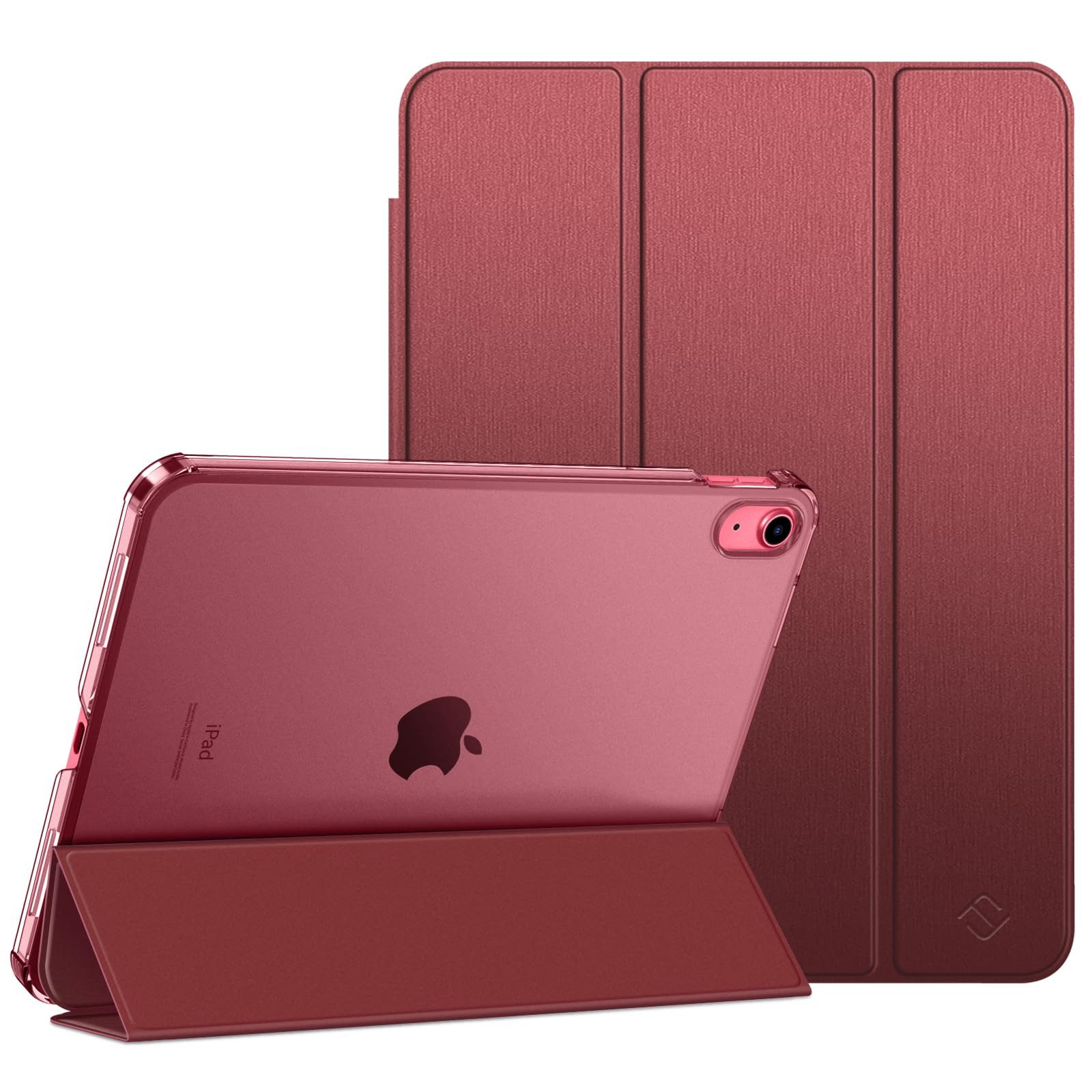 Fintie Tablet-Hülle für iPad 11. Generation 2025 (A16) 11 Zoll, iPad 10. Generation 2022 10.9 Zoll, Ultradünn Case mit transparenter Rückseite Abdeckung, Auto Schlaf/Wach