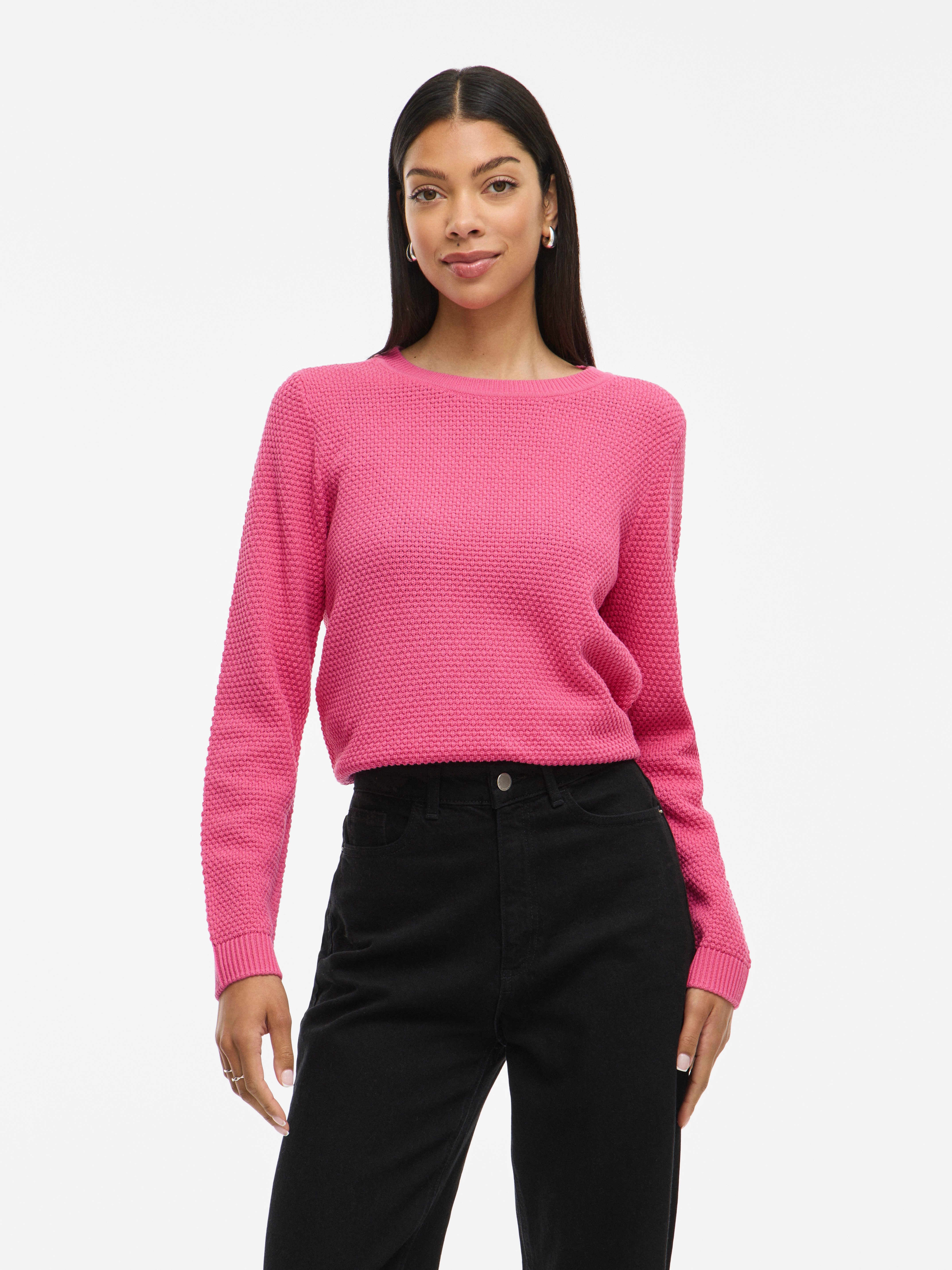 Vila Rundhalspullover VIDALO O-NECK L/S KNIT TOP- NOOS günstig online kaufen