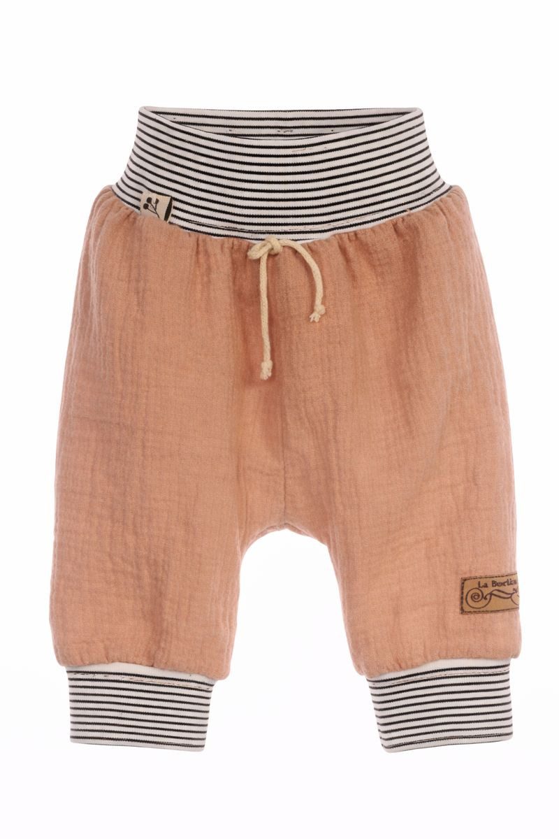 Schlupfhose Baby Hose Pumphose aus Musselin Babyhose unisex für Neugeborene