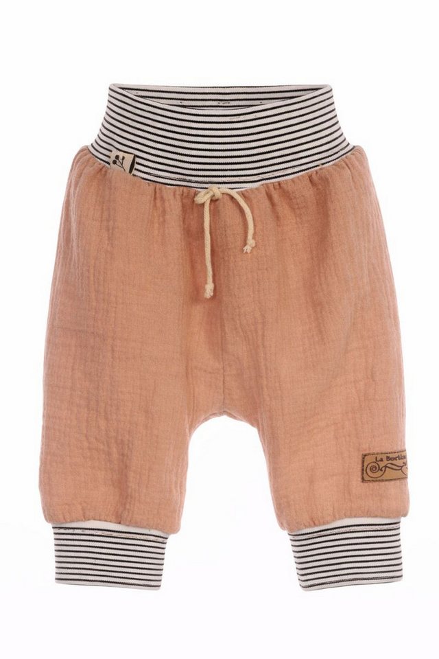 La Bortini Schlupfhose Baby Hose Pumphose aus Musselin Babyhose unisex für Neugeborene luftig, sommerlich, weich, 44 50 56 62 68 74 80 86