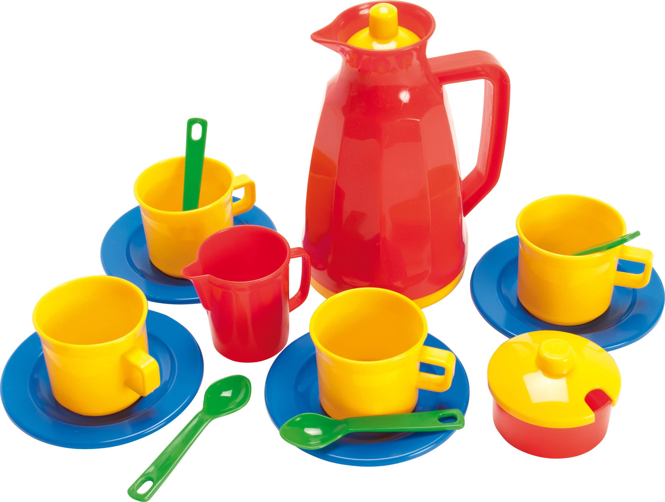 dantoy Kinder-Küchenset Dantoy Kaffee Service Spielset für Kinder 17-teilig Geschirr im, (17-tlg), ab 2 Jahren, Made in Denmark