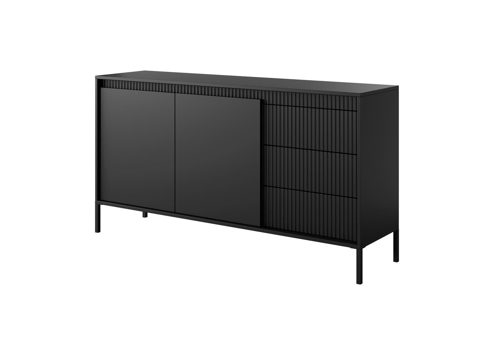 Compleo Wohnzimmer-Set JULO (2xKommode, TV- Schrank, Couchtisch) großes Wohnzimmer