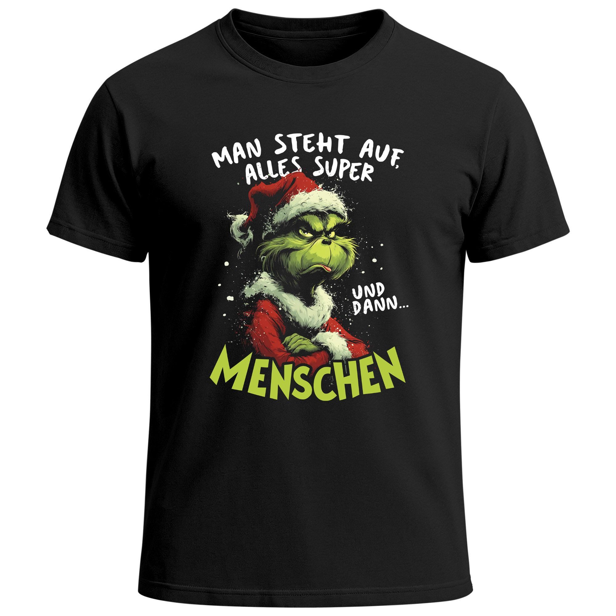 Print-Shirt Herren T-Shirt Weihnachten Spruch lustig Anti XMAS Sarkasmus