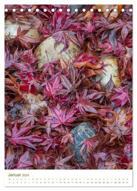 CALVENDO Wandkalender Japangarten (Tischkalender 2024 DIN A5 hoch), CALVENDO Monatskalender