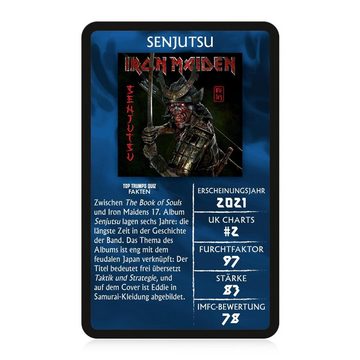 Winning Moves Spiel, Familienspiel Top Trumps Iron Maiden Collectables, Kartenspiel, ab 2..., Quizspiel / Wissensspiel