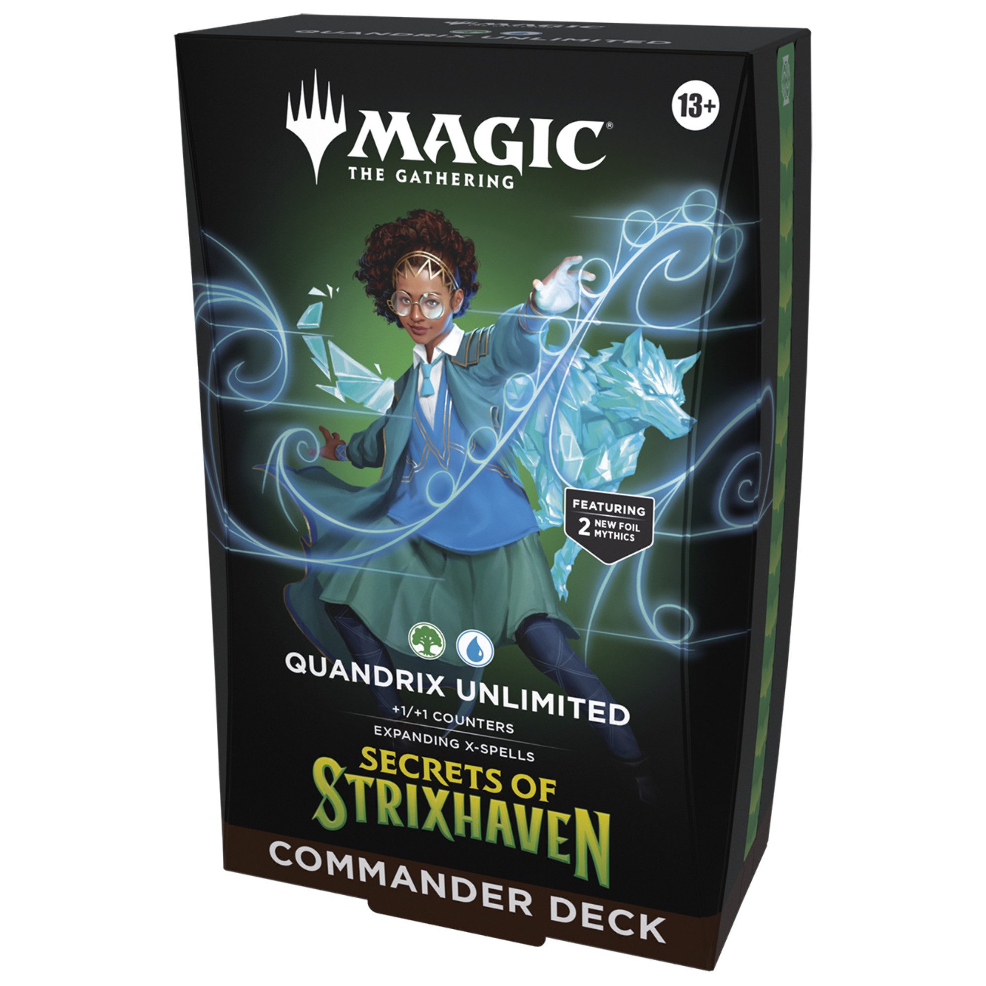 Magic the Gathering Sammelkarte MTG: Secrets of Strixhaven Commander Deck Quandrix Unlimited EN