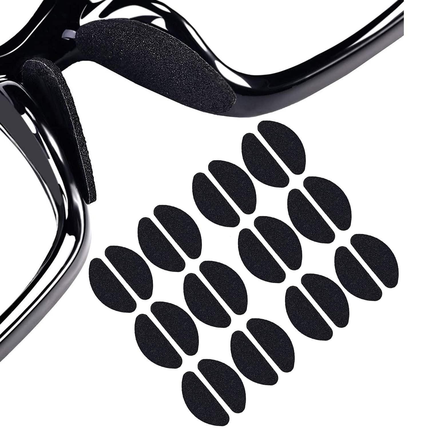 LuxusKollektion Brille Nasenpads Brille Schaum D-Form 1.0mm Schwarz 12 Paar