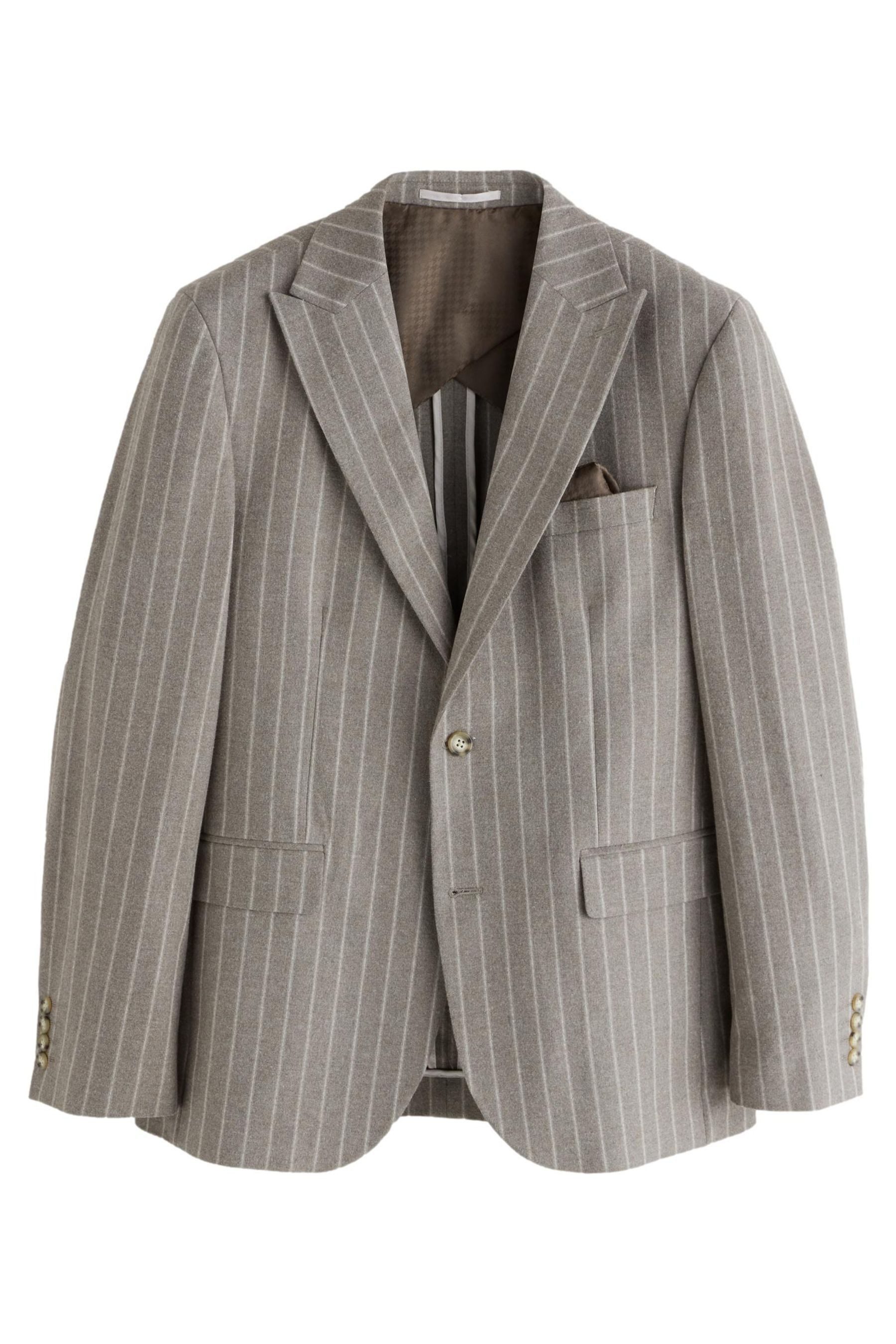 Next Sakko Slim Fit Anzugsakko mit Streifen (1-tlg)