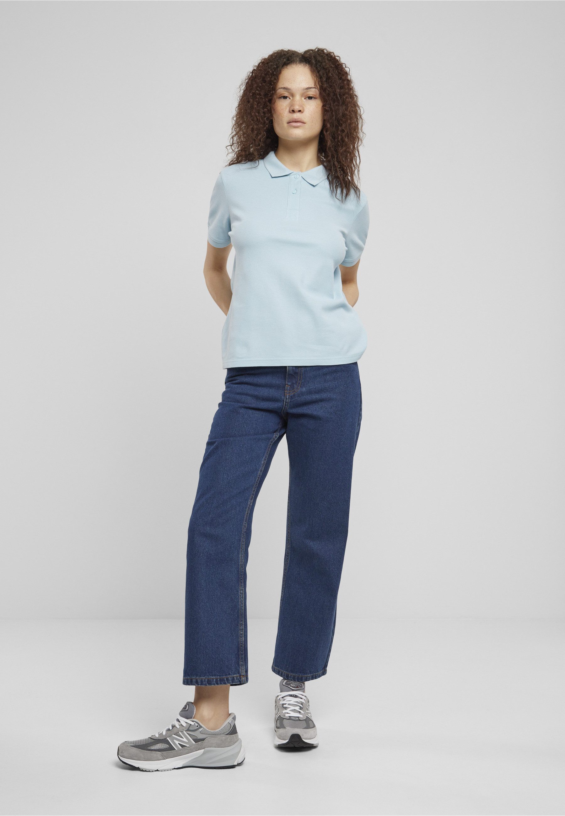 URBAN CLASSICS Poloshirt Urban Classics Ladies Polo Shirt (1-tlg)