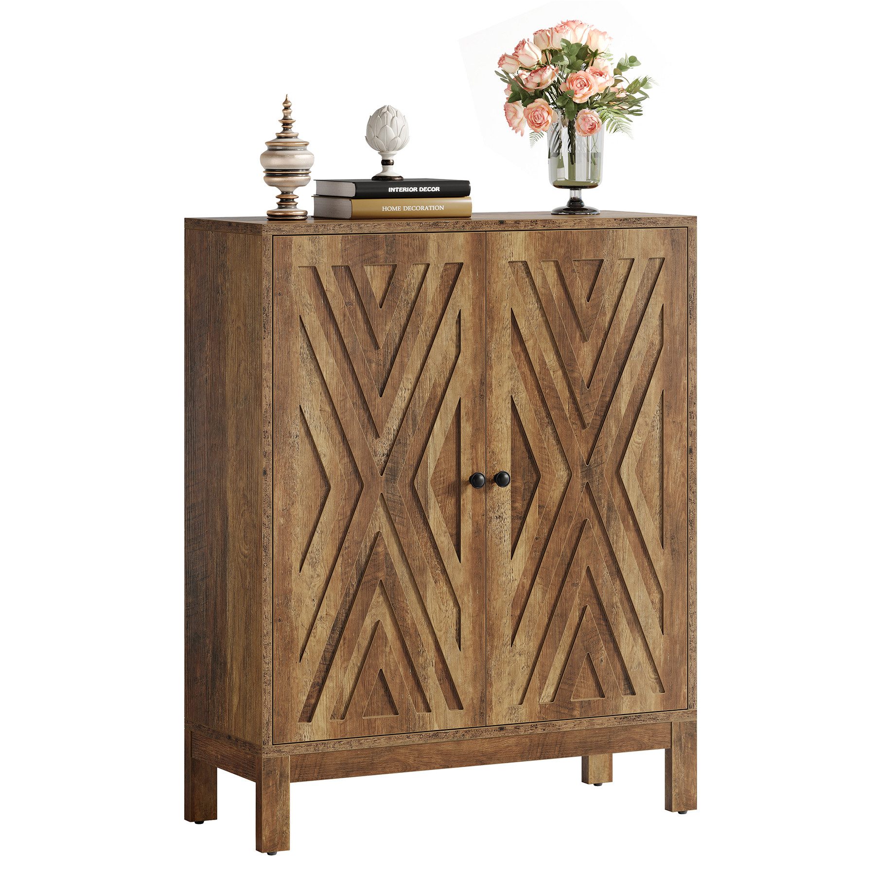 Tribesigns Schuhschrank 5-stöckiges Schuhregal mit verstellbaren Böden, Höh günstig online kaufen