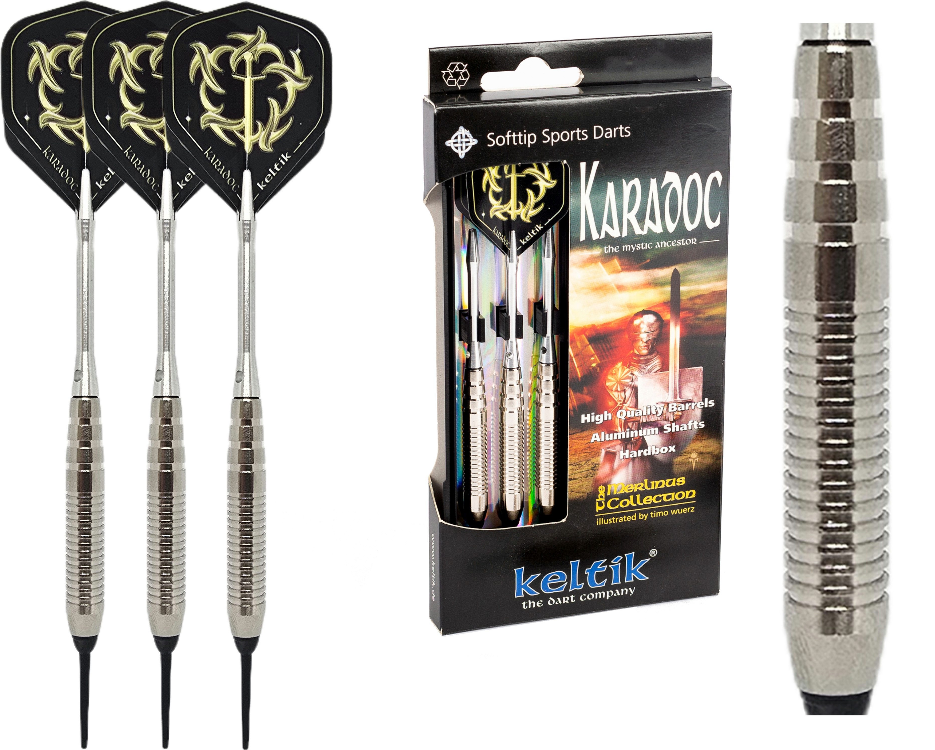 Softdarts Softdart Soft Dart Pfeile Keltik Karadoc in 16g + 18g