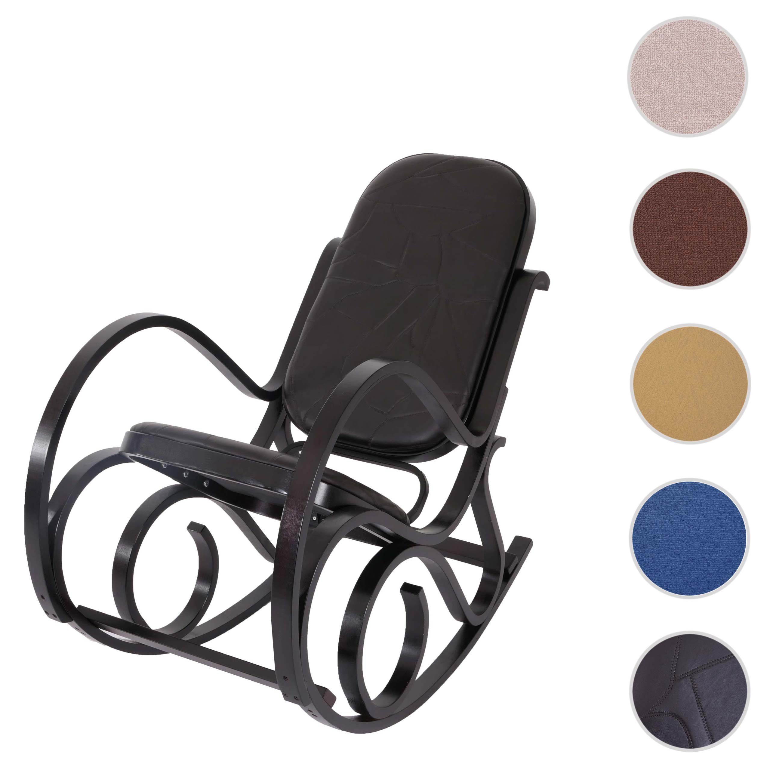 MCW Schaukelstuhl Gallarate, Retro-Design, Stabiles Gestell, günstig online kaufen
