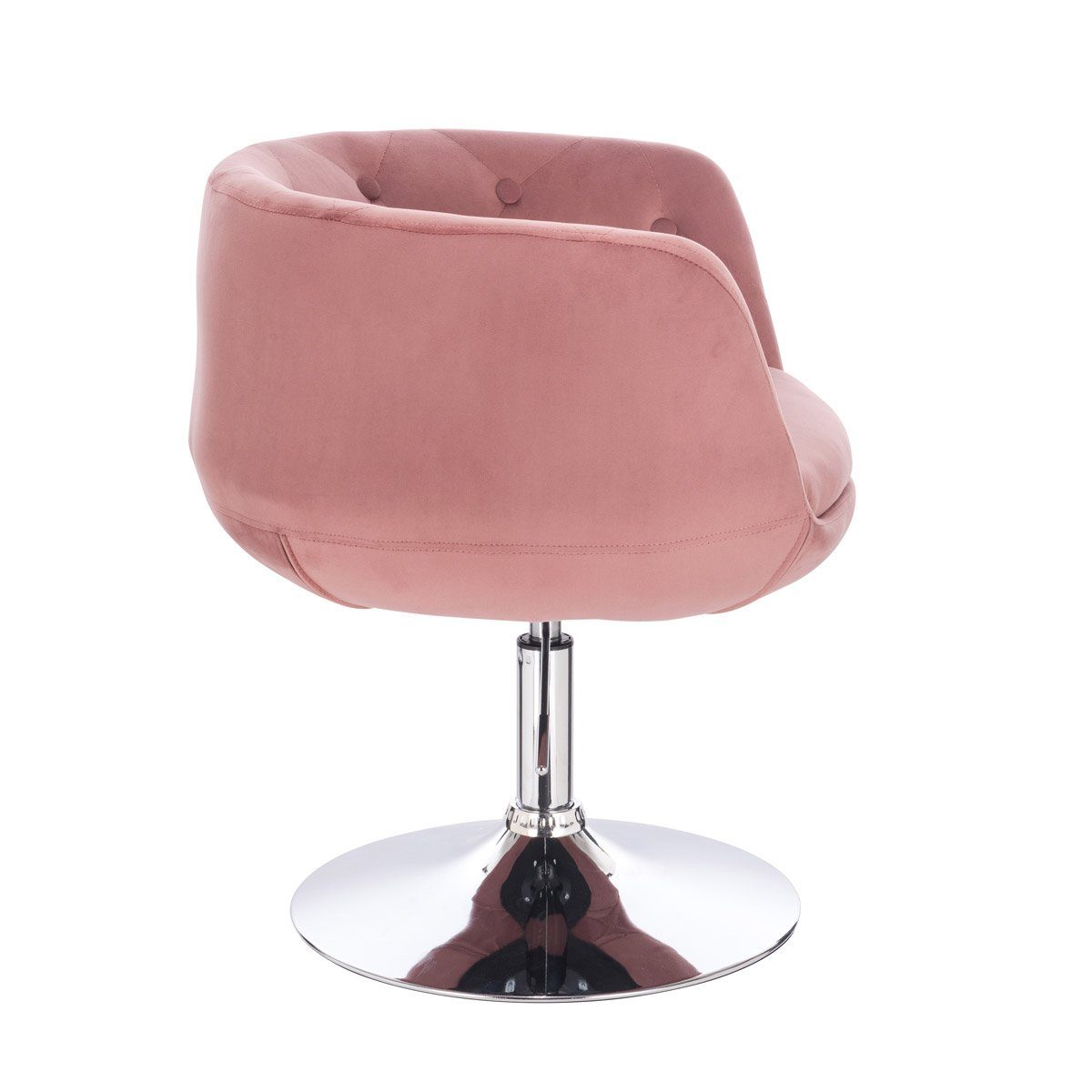 SVITA Cocktailsessel PANAMA (1-St., Drehsessel), 360° drehbar, verchromtes Gestell, gepolstert, höhenverstellbar