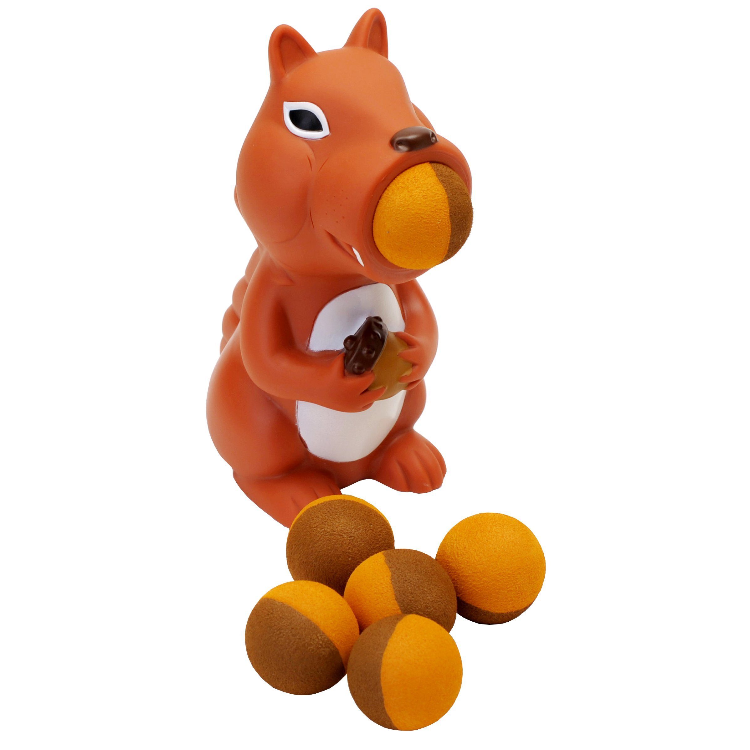 Leif GmbH Spielfigur Plopper - Eichhörnchen, ab 4 Jahren Orange/Weiß