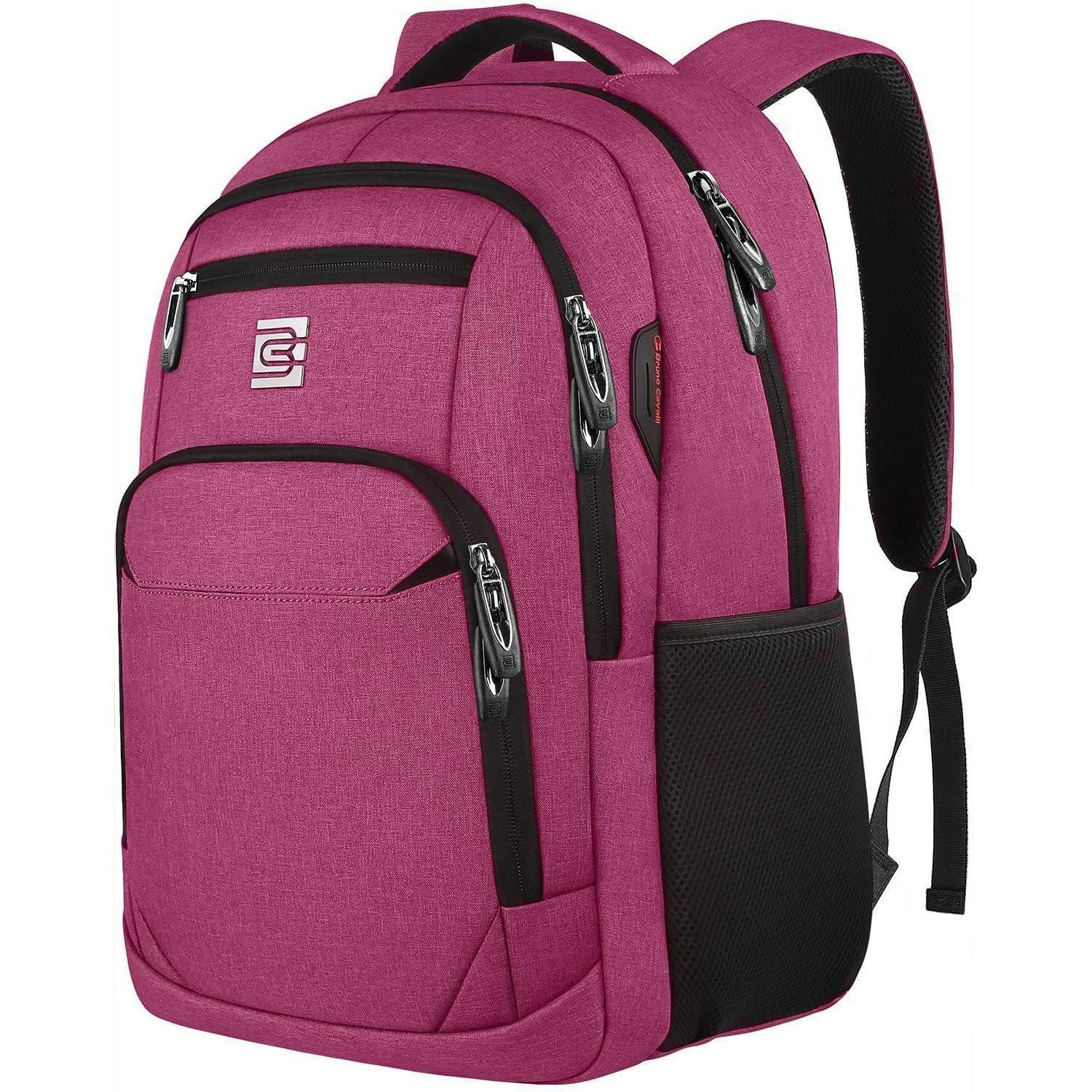 LuxusKollektion Laptoprucksack Rucksack 18 Zoll Laptop Herren Teenager Rosa