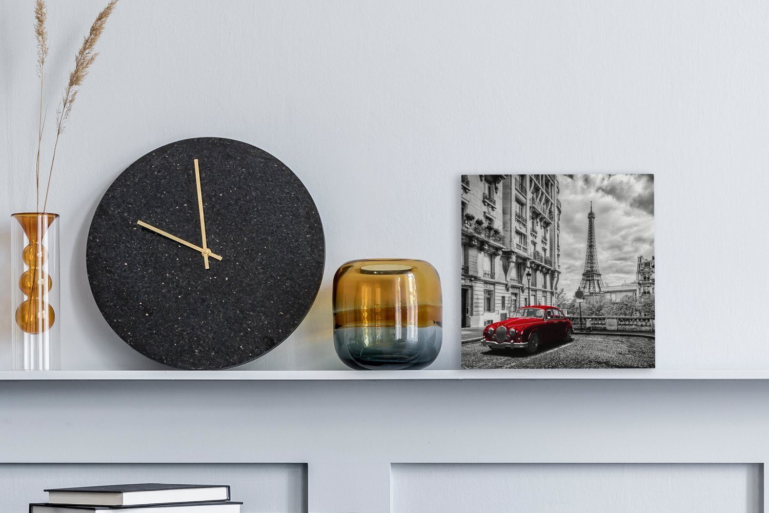 OneMillionCanvasses® Leinwandbild Paris - Schwarz - günstig online kaufen