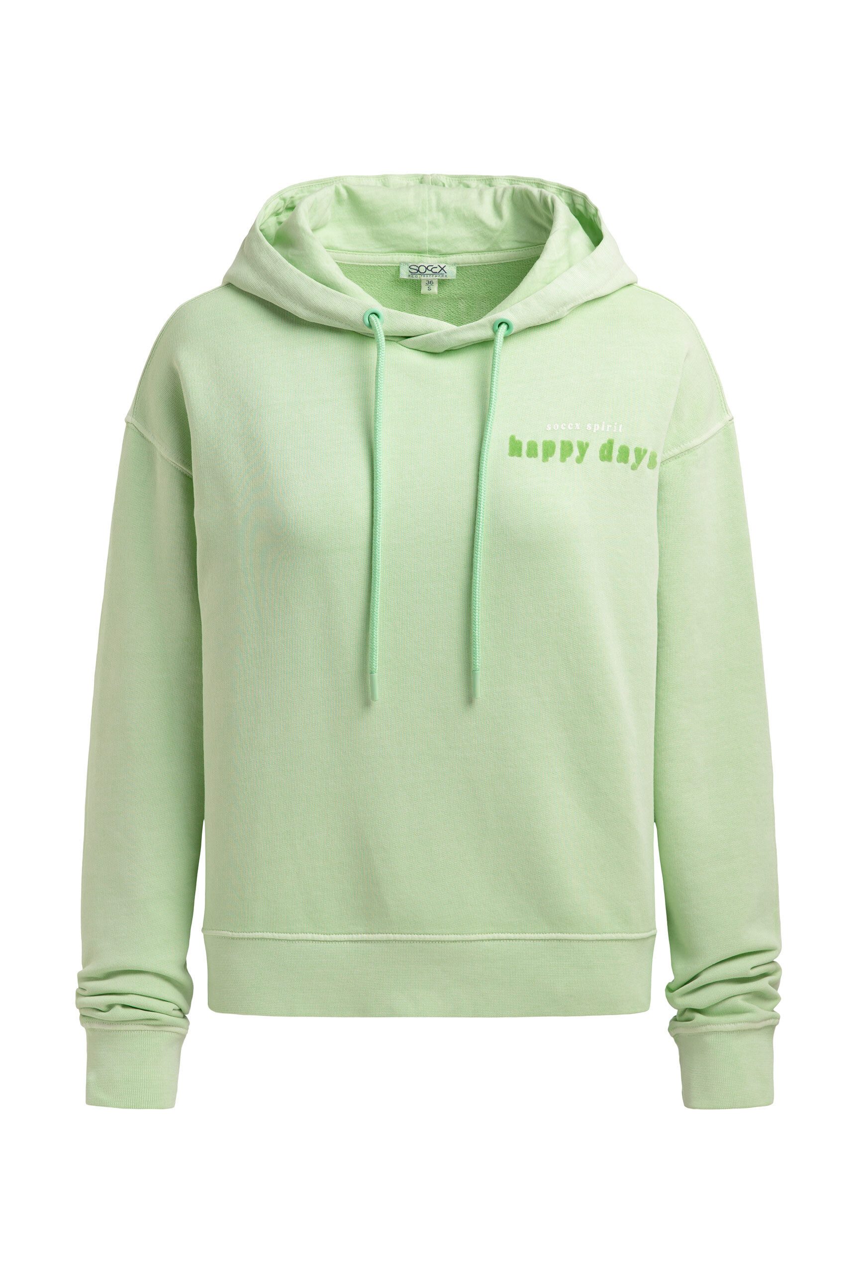 SOCCX Kapuzensweatshirt mit Rückenprint günstig online kaufen