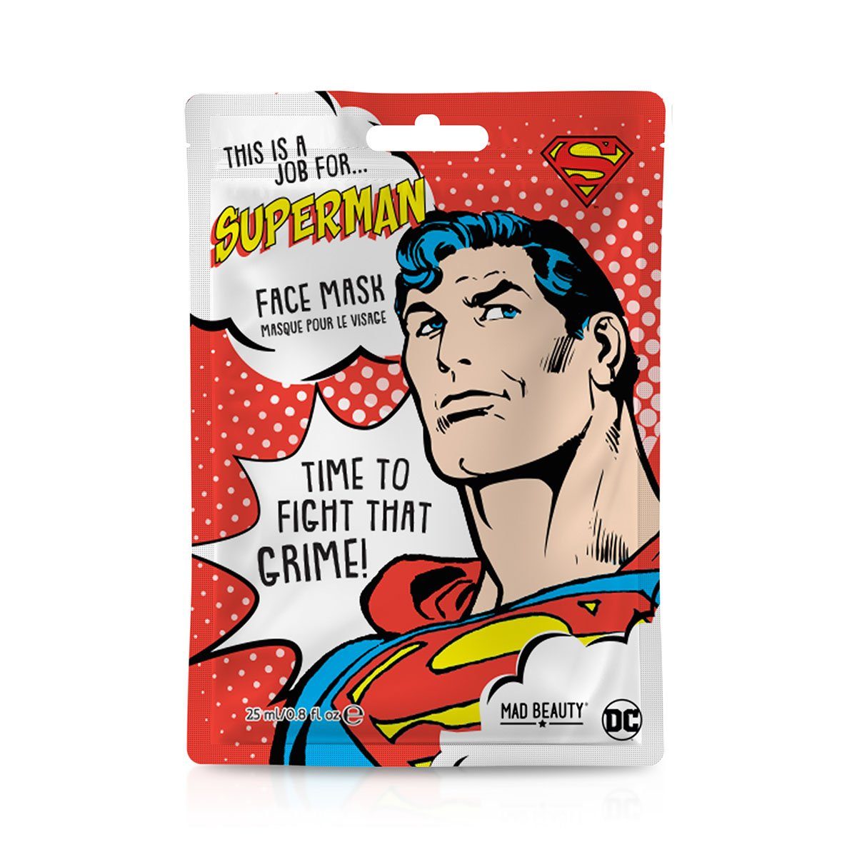DC Superhelden Comics in Beauty Design Gesichts-Reinigungsmaske DC Mad Superhelden Gesichtsmaske,