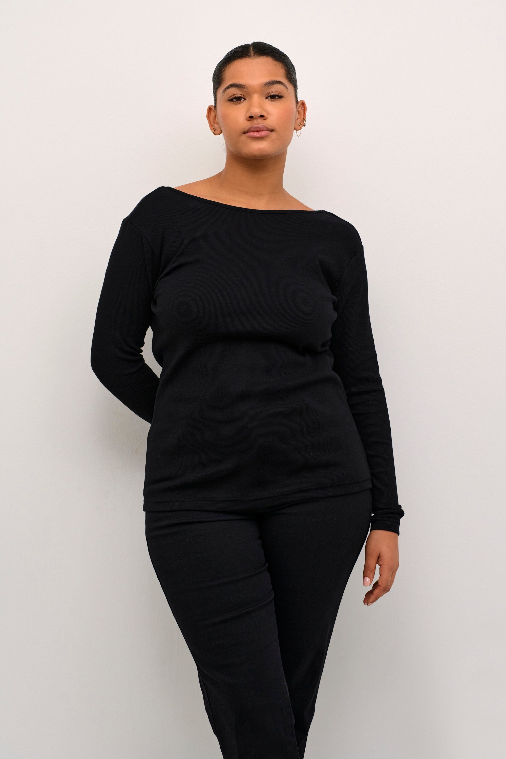 Langarmbluse Langarm-Shirt KCcarina