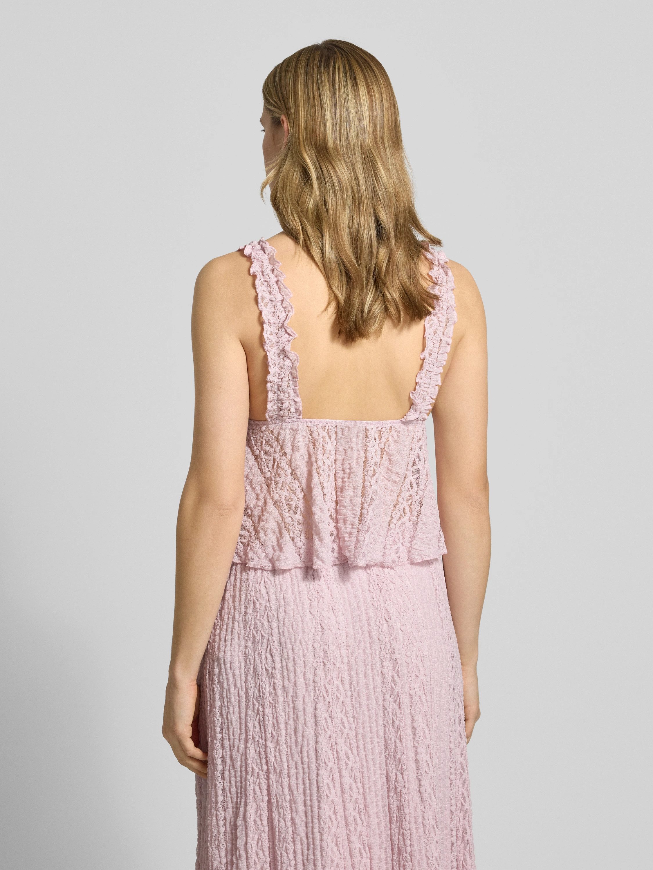 Gina Tricot Spitzentop Lace top - Spitzentop Damen mit tiefem Ausschnitt - Damentop