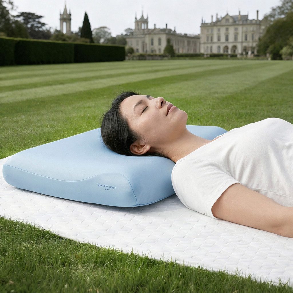 JASLIFE Nackenstützkissen Ergonomisches Nackenstützkissen aus Memory-Schaum, Füllung: Viscoelastischer Memory-Schaum, Seitenschläfer, Rückenschläfer, Ergonomisch, Druckentlastend, Atmungsaktiv, Nackenstützend, Memory Foam