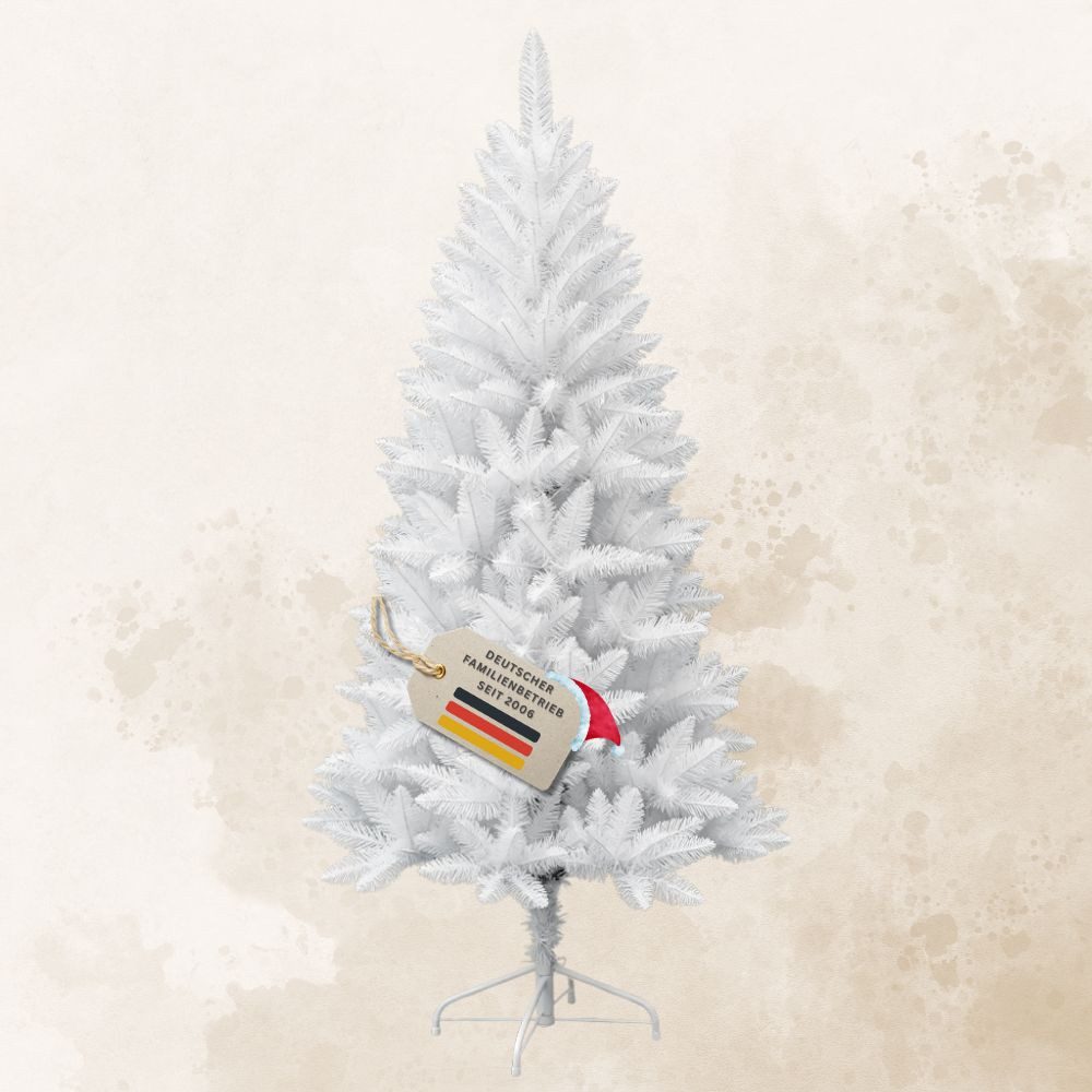 RS Trade Künstlicher Weihnachtsbaum Weihnachtsbaum „Snowflake“ PVC 1015