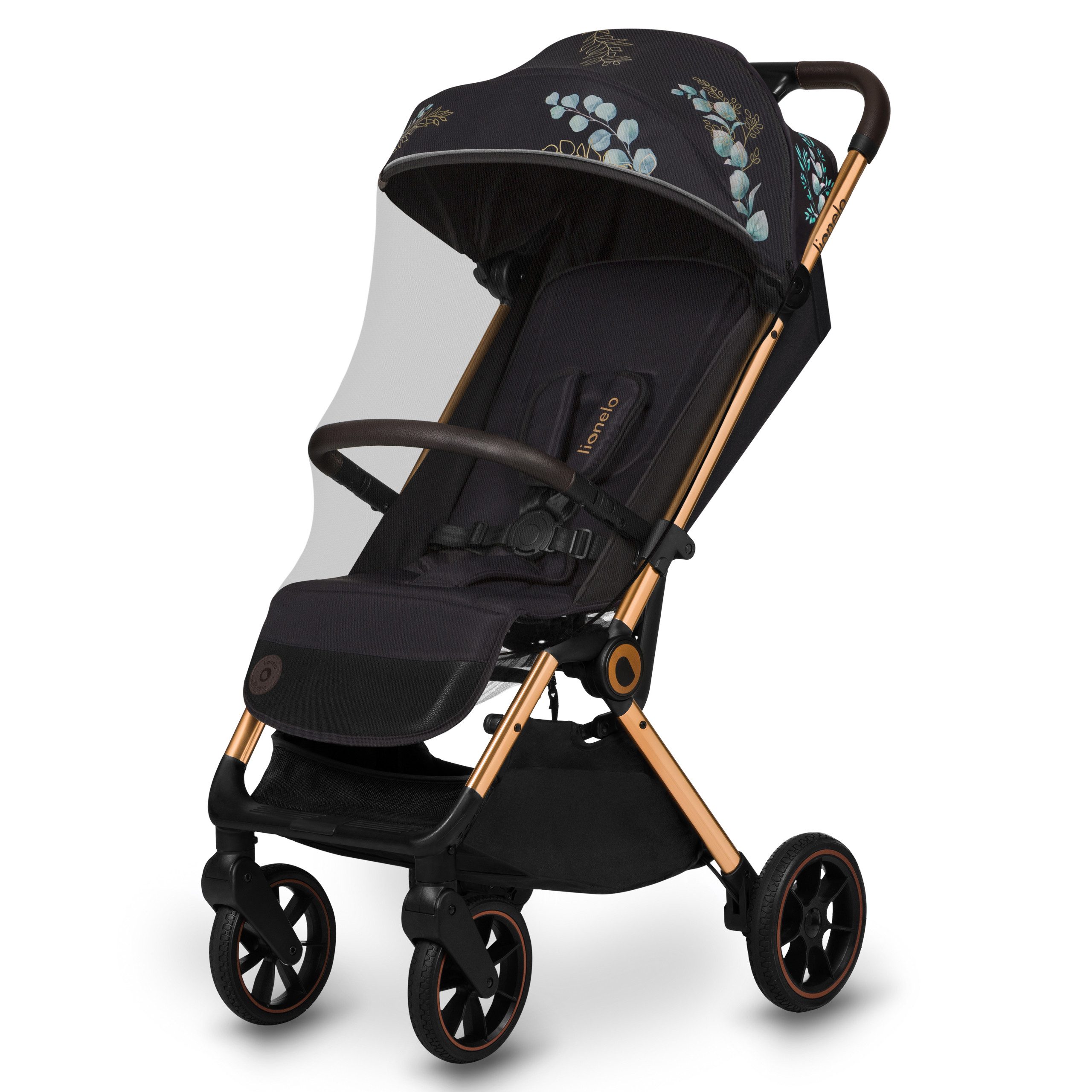 lionelo Kinder-Buggy CLOE, Alu– nur 8,2 kg/ bis zu 22 kg /Airline-Gepäck (PREMIUM) AUTO-FOLDING