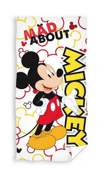 Disney Minnie Mouse Handtuch Disney´s Mickey Mouse - Handtuch, 70x140, Baumwolle (1-St), 100% Baumwolle