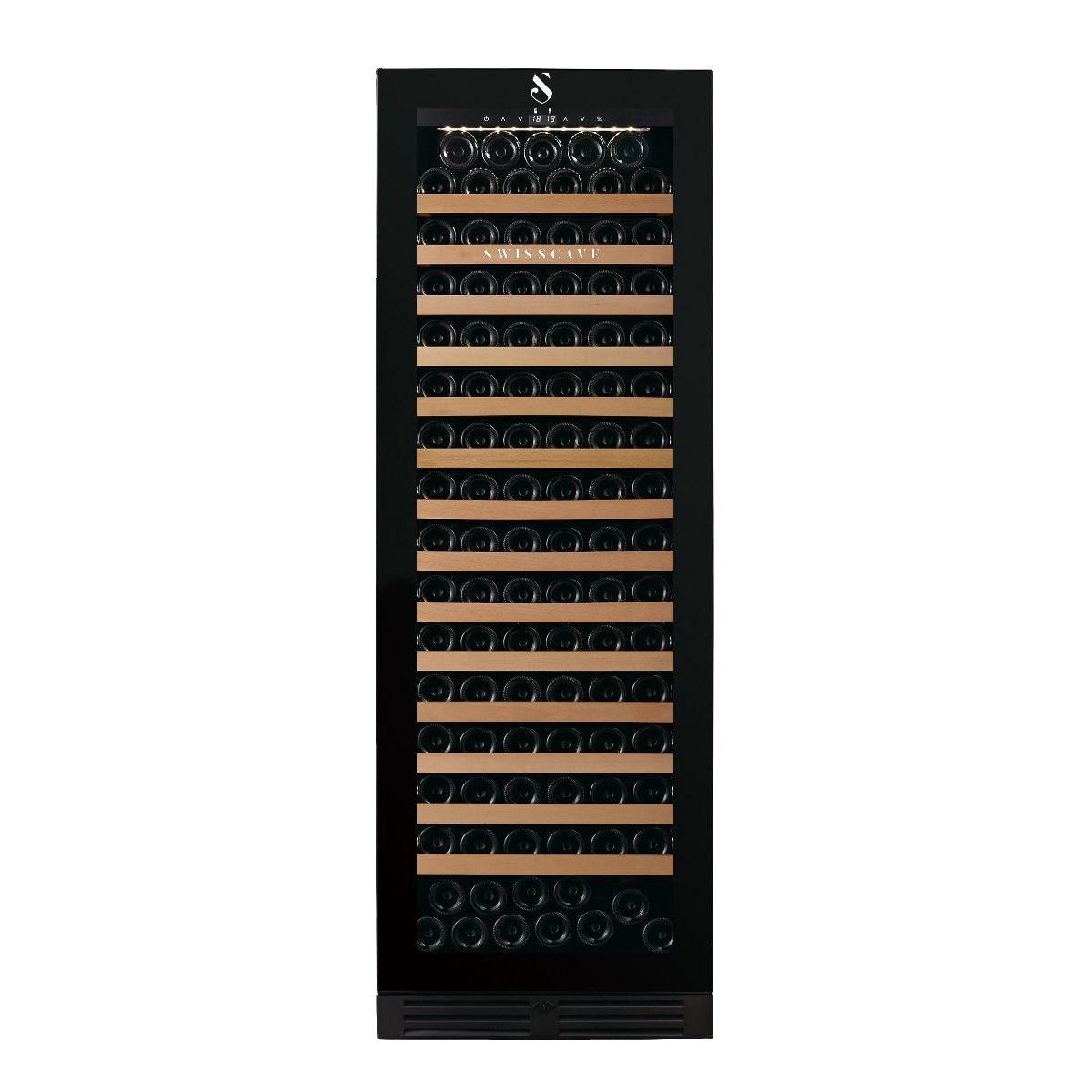 Swisscave Weinkühlschrank WLB-460F-MIX, 1-Zonen Weinkühlschrank, 168 Flaschen, 172 cm (H), für 168 Standardflaschen á 0,75l,1-Zonen Weinkühlschrank, 168 Flaschen, 172 cm (H)