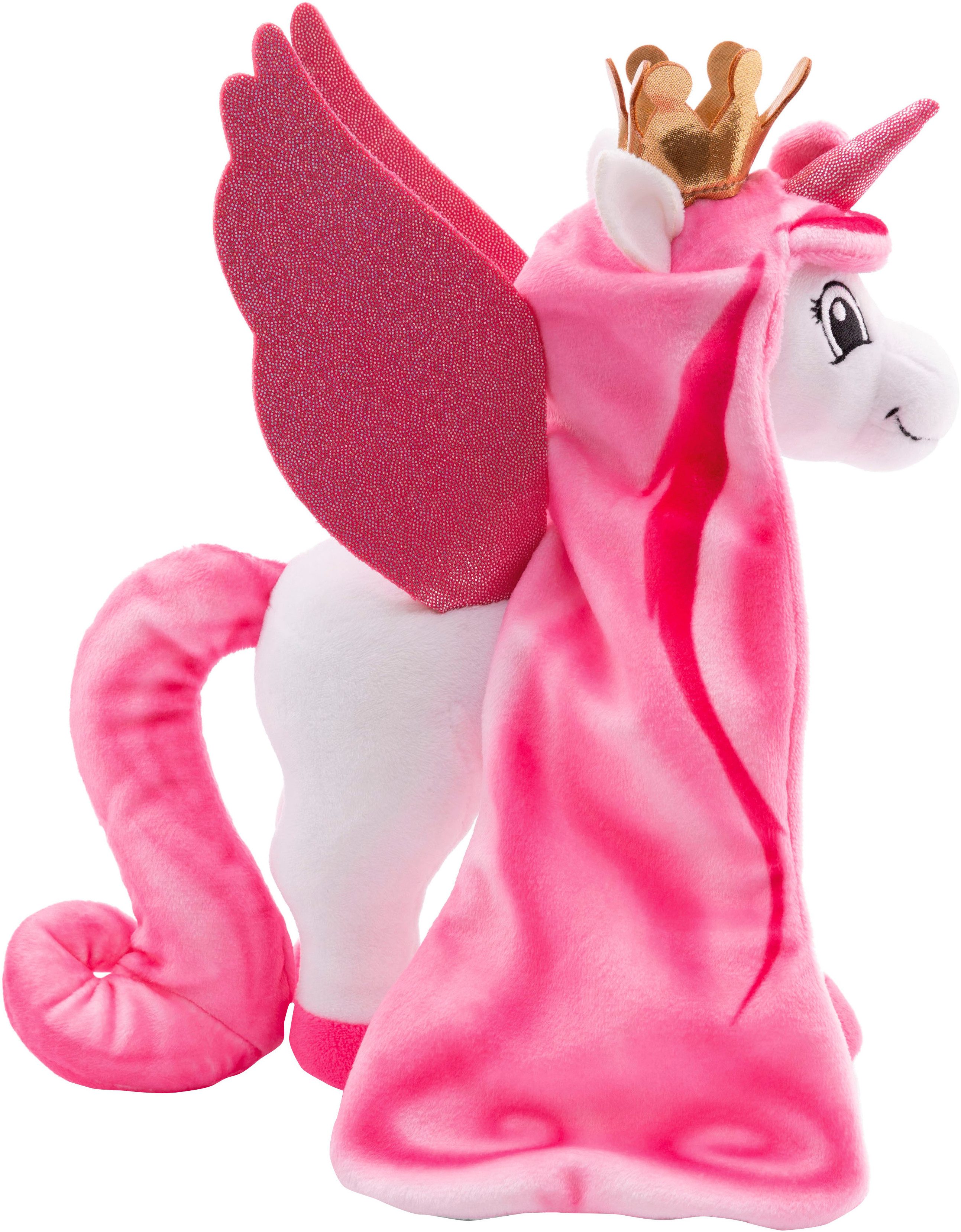 Nici Kuscheltier Lissy PONY, Einhorn Tamani weiß-pink, 22 cm stehend