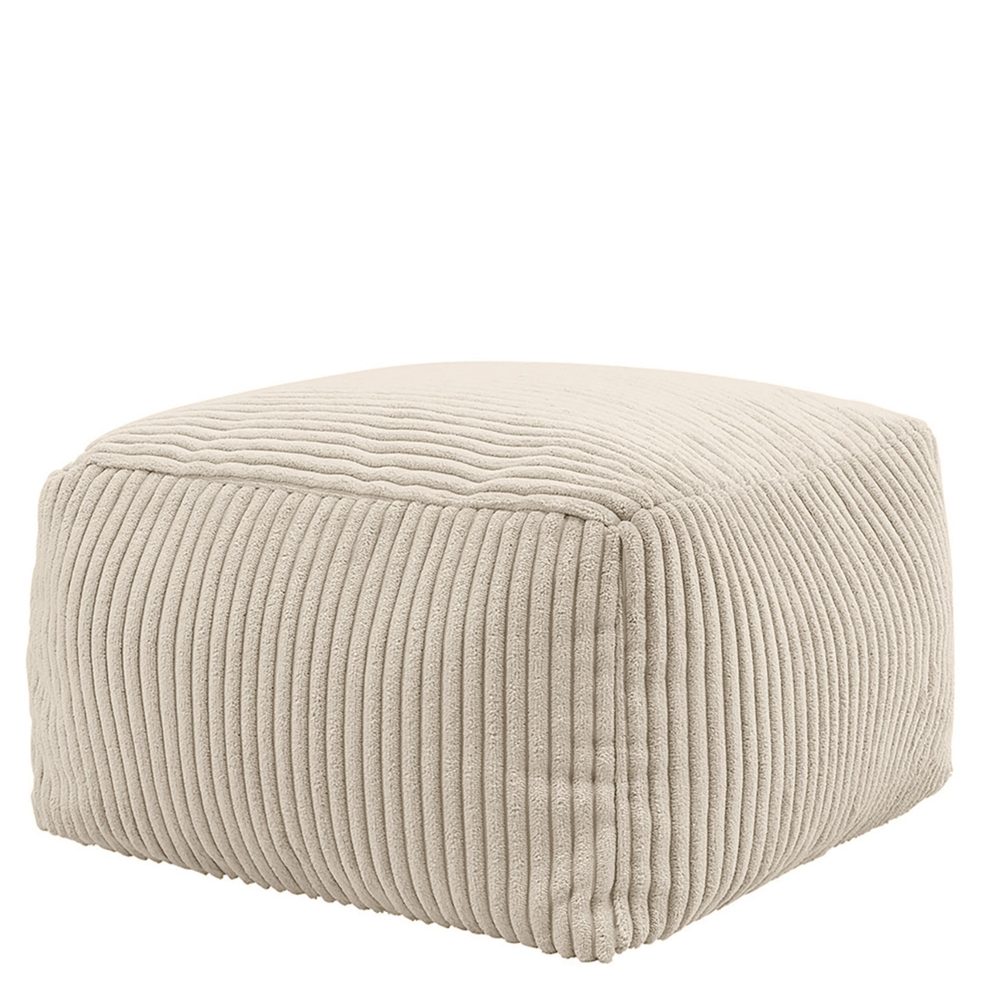 icon Pouf aus Cord „Amara“, mit Füllung