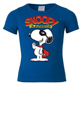 LOGOSHIRT T-Shirt Peanuts - Snoopy Superdog mit tollem Snoopy-Design