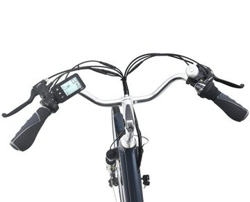 smartEC E-Bike Trekking Fahrrad Trek-28D Damen 28 Zoll, 7 Gang Shimano Tourney Schaltwerk, Kettenschaltung, Hinterrad-Nabenmotor, 468,00 Wh Akku, Batterie, Unterstützung 25 km/h Scheibenbremse 90km Reichweite Anfahrhilfe StVZO