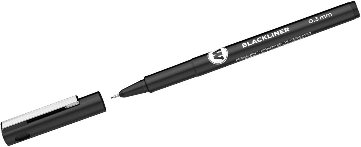 Thumbnail - MOLOTOW Fineliner Blackliner 0,3mm schwarz