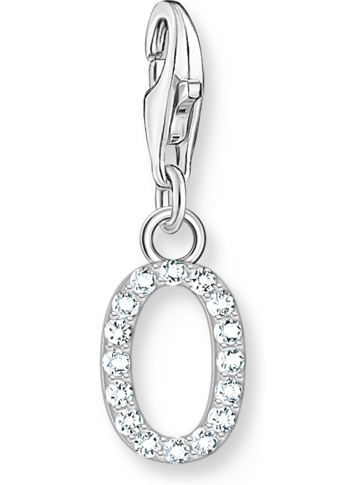 THOMAS SABO Kettenanhänger Thomas Sabo Damen-Charm 925er Silber Zirkonia