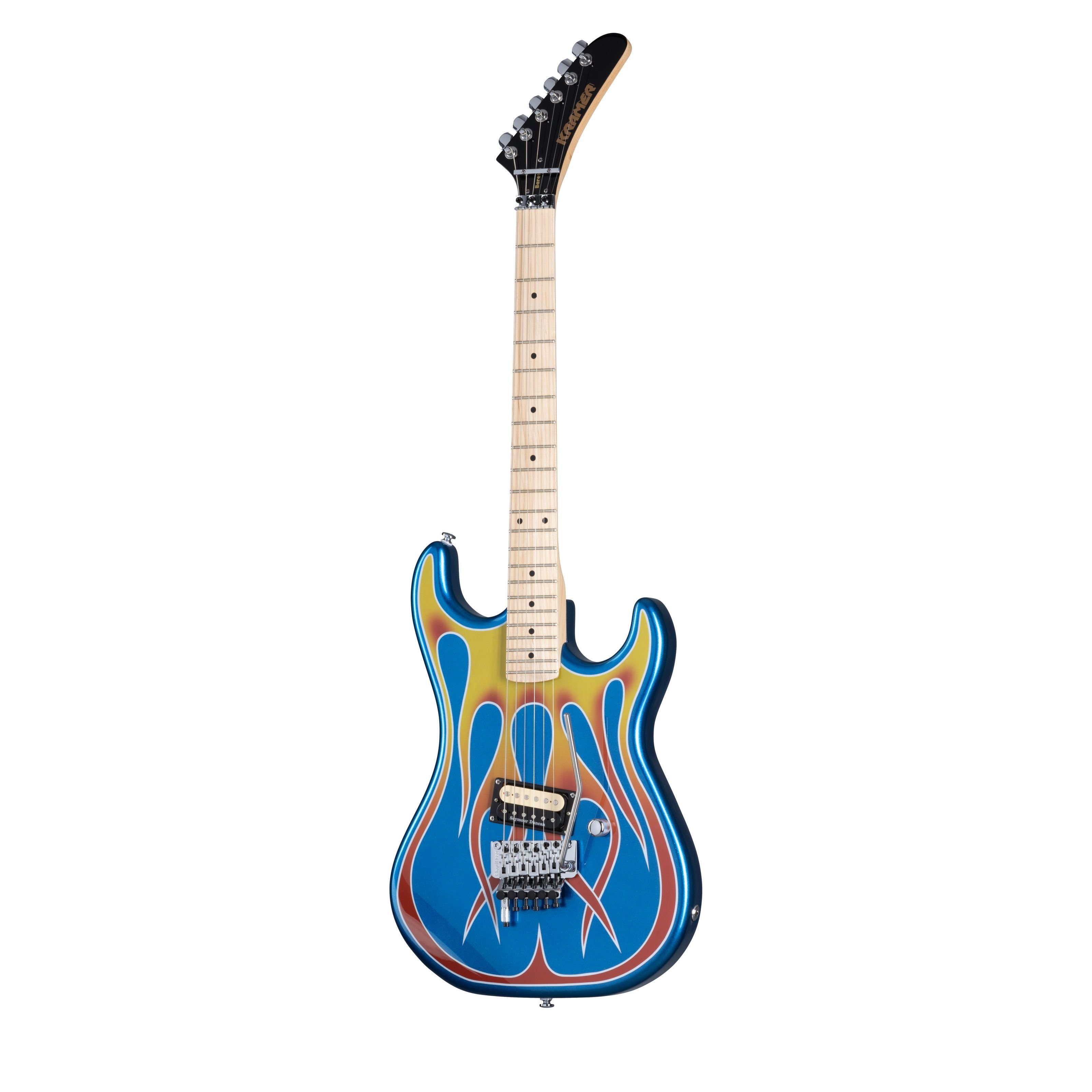 Kramer Guitars E-Gitarre, E-Gitarren, ST-Modelle, Baretta Custom Graphics "Hot Rod" - E-Gitarre