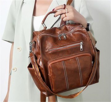 Rouemi Freizeitrucksack Neue Retro Damen Umhängetasche, Student Casual Schultasche