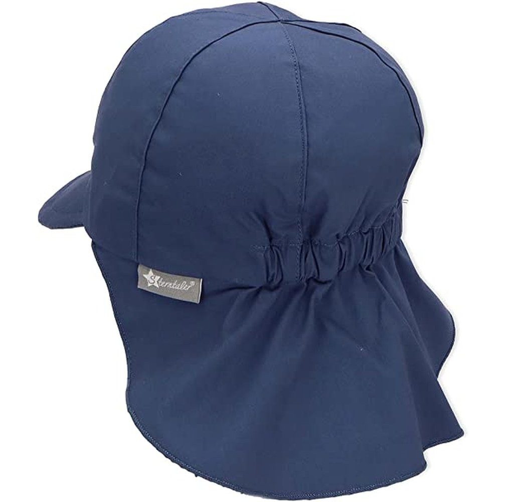 Sterntaler® Erstlingsmütze Sterntaler Schirmmütze mit Nackenschutz uni