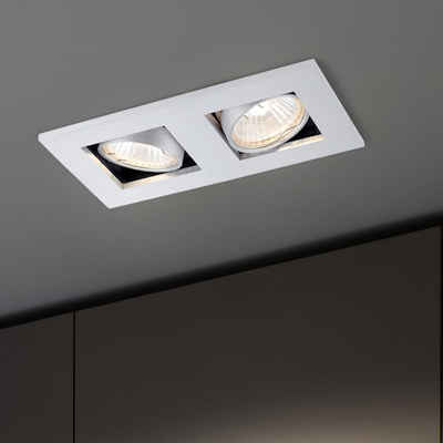 etc-shop LED Einbaustrahler, Leuchtmittel inklusive, Warmweiß, Decken Einbau Lampe Wohn Zimmer Beleuchtung Spot Leuchte schwenkbar im