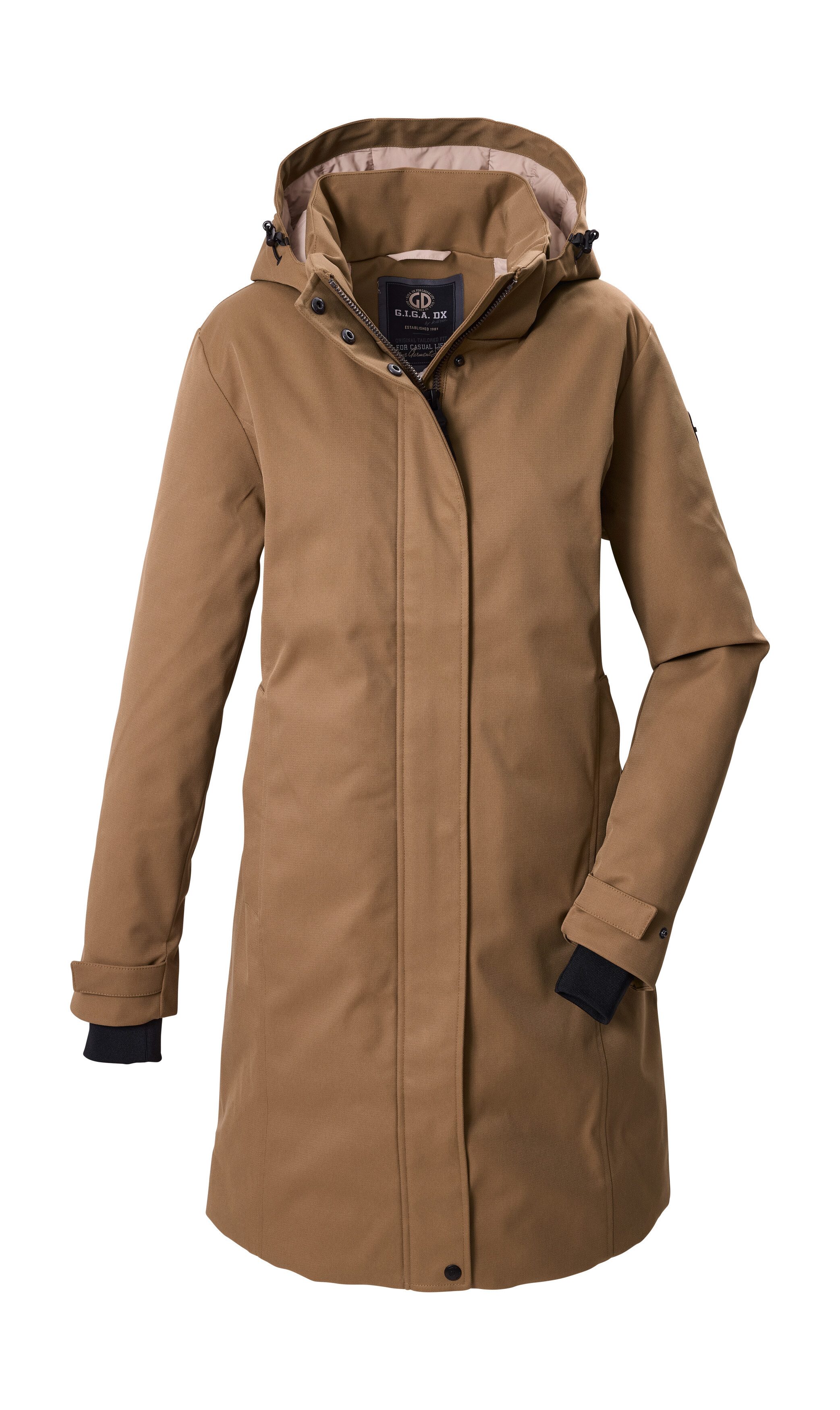G.I.G.A. DX by killtec Parka GW 60 WMN PRK Winddichter, wasserabweisender Damenparka mit abnehmbarer Kapuze