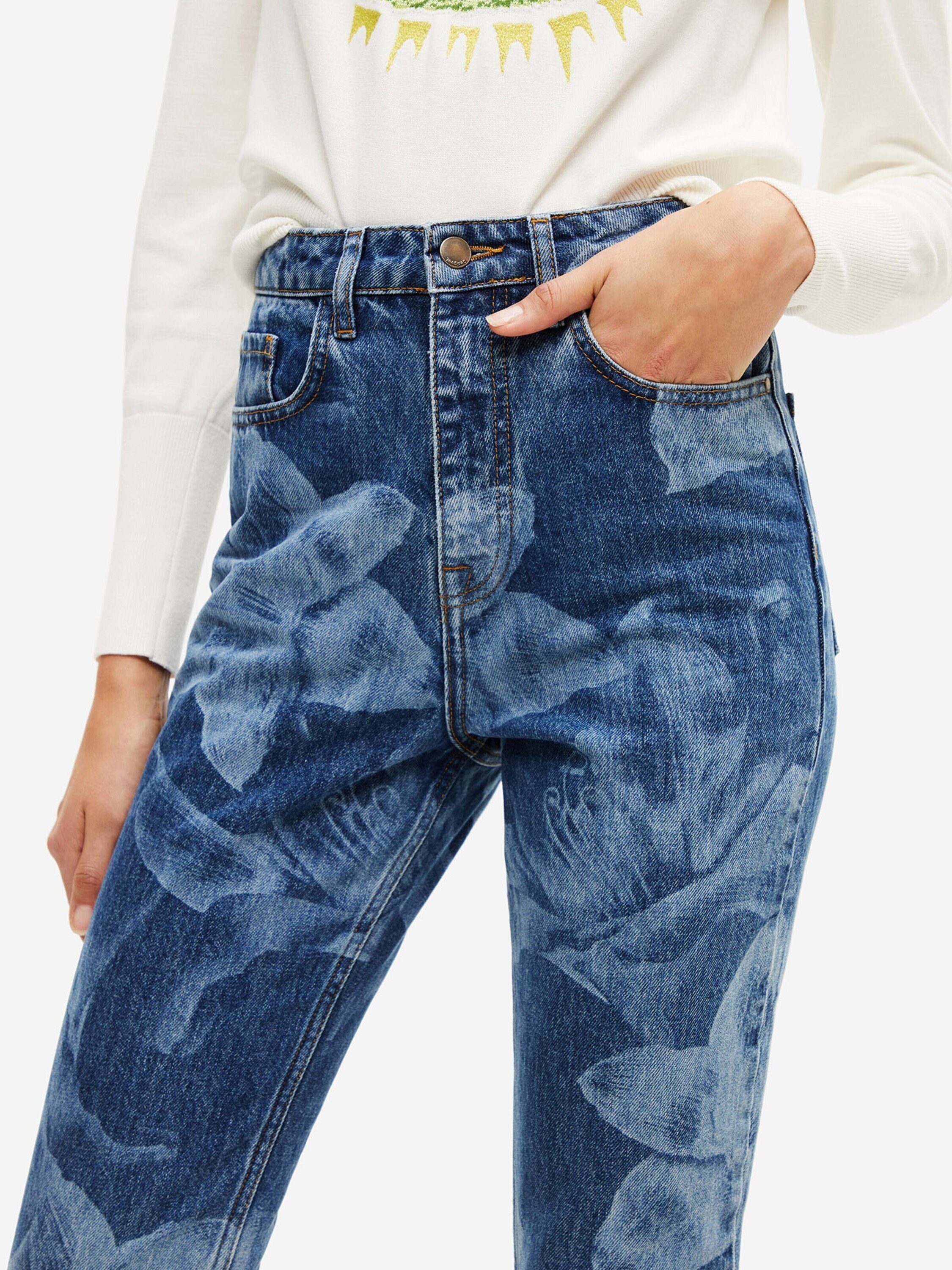 (1-tlg) Desigual ANTONIA Fransen 7/8-Jeans
