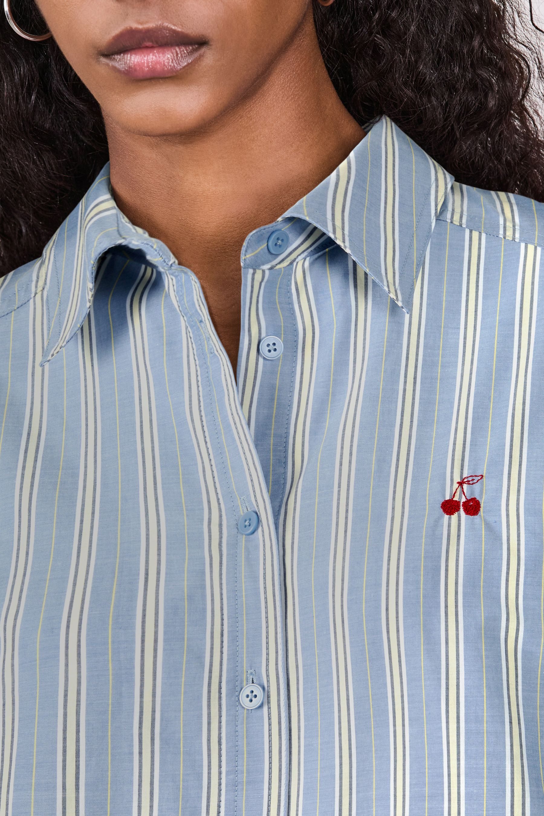 Next Hemdbluse Oversized Fit Boyfriend-Hemd mit langen Ärmeln (1-tlg)