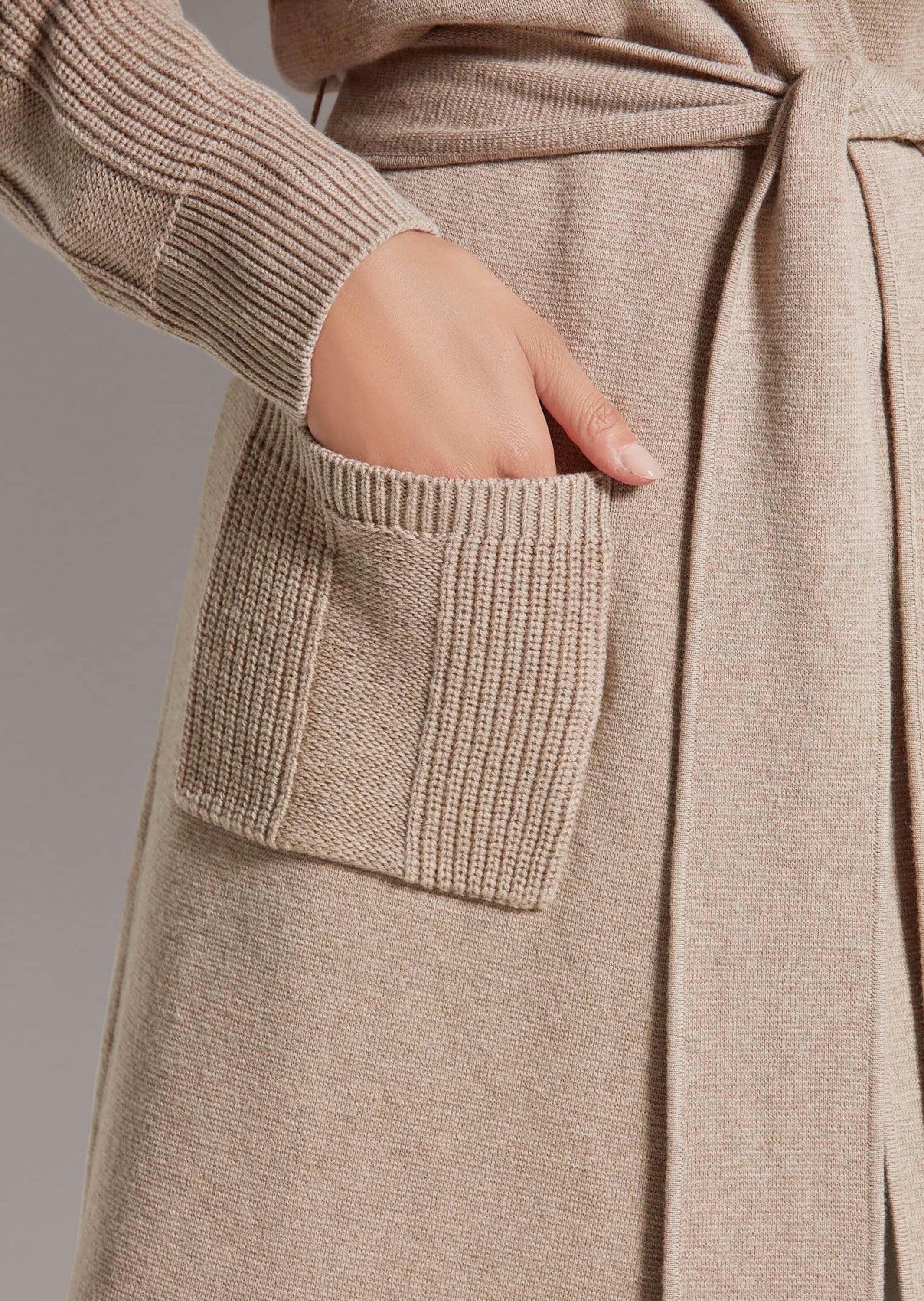 MADELEINE Strickjacke Lange Strickjacke