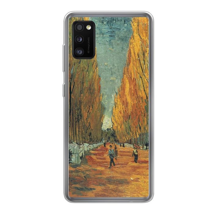 MuchoWow Handyhülle Elysische Felder - Vincent van Gogh Handyhülle Samsung Galaxy A41 Smartphone-Bumper Print Handy