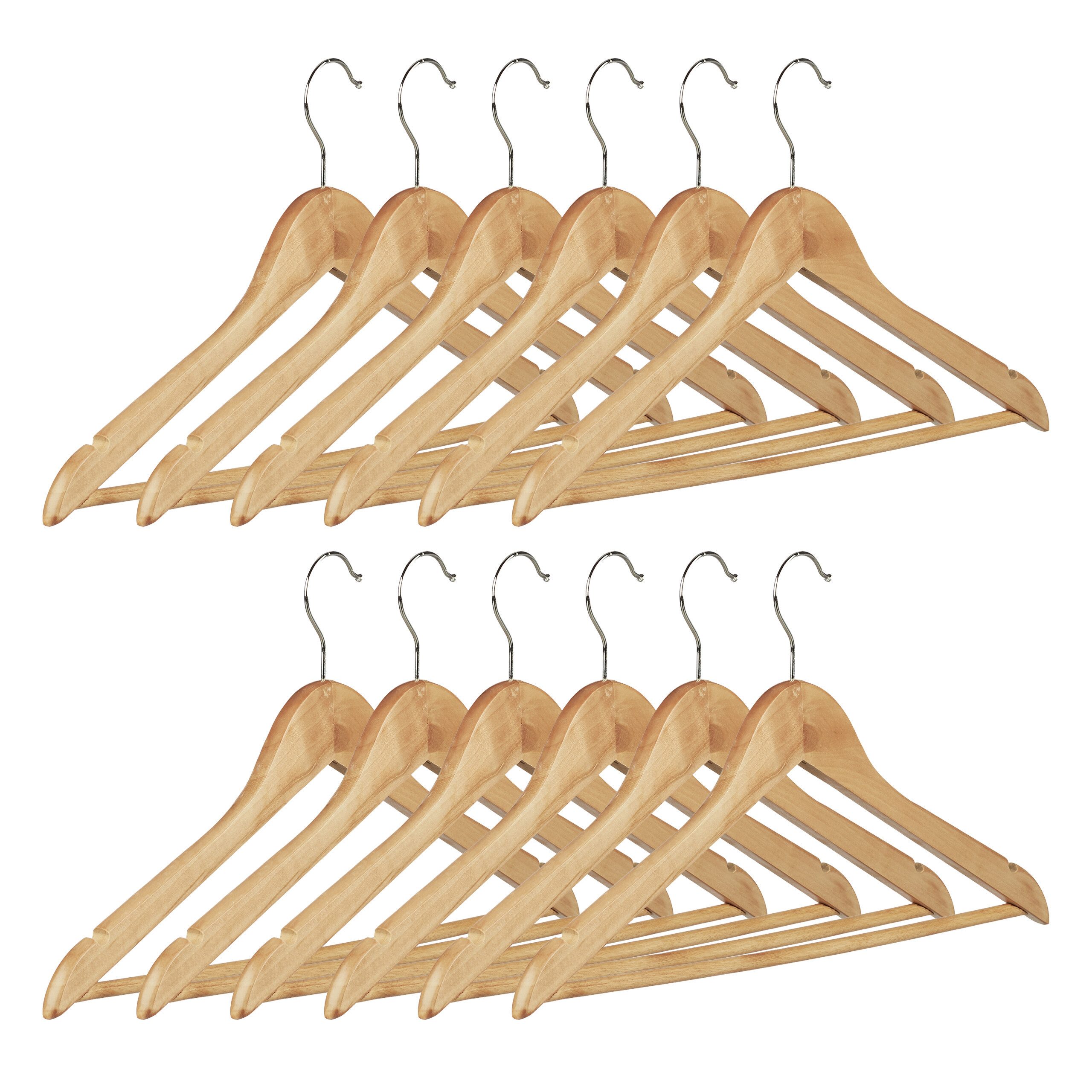 relaxdays Kleiderbügel Set, (12-tlg), 12er Pack