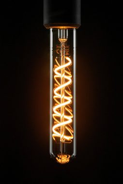 SEGULA LED-Leuchtmittel LED Long Tube 185 Curved Spirale klar, E27, Warmweiß, dimmbar, E277, Long Tube 185 Curved Spirale, klar