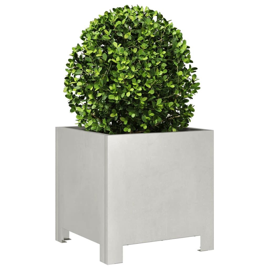 vidaXL Blumentopf Pflanzkübel 30x30x30 cm Edelstahl günstig online kaufen