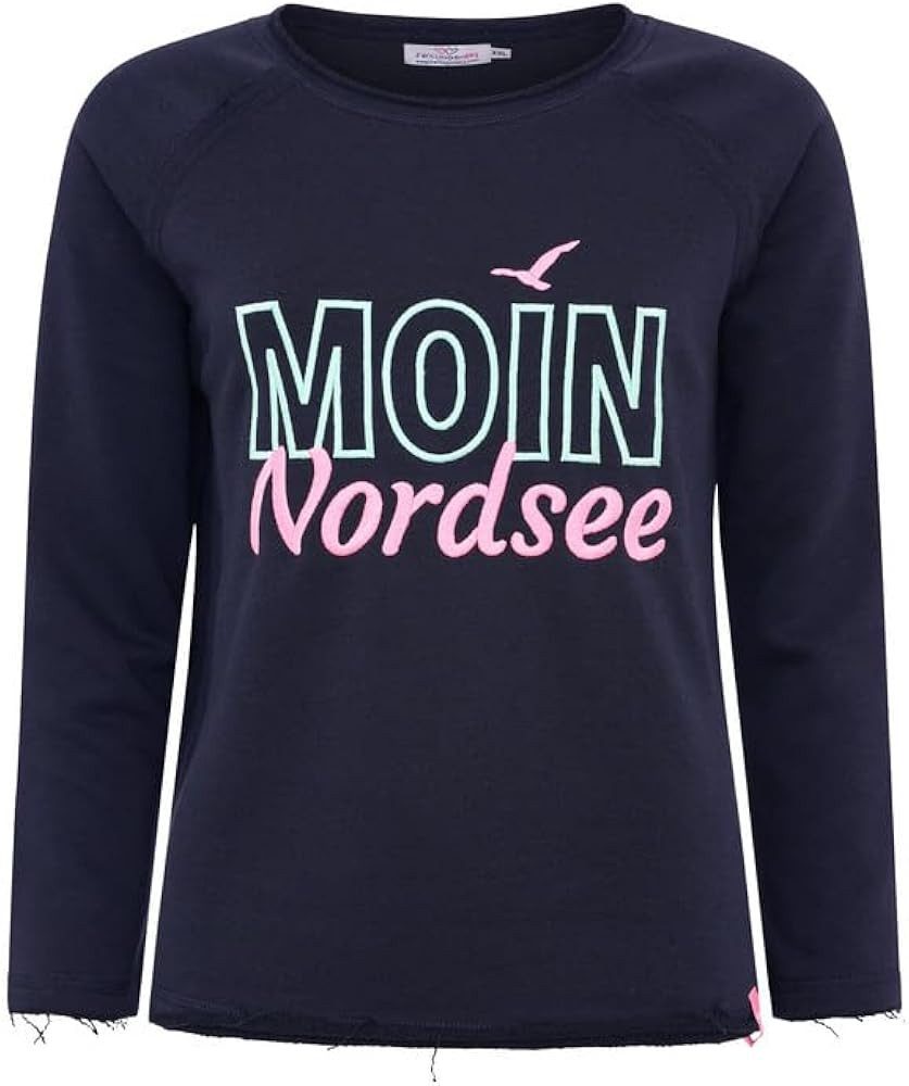 Zwillingsherz Sweatshirt "Moin Nordsee"